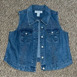 L.A. Blues Denim Vest size L